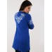 Embroidered cardigan "Ellada" blue